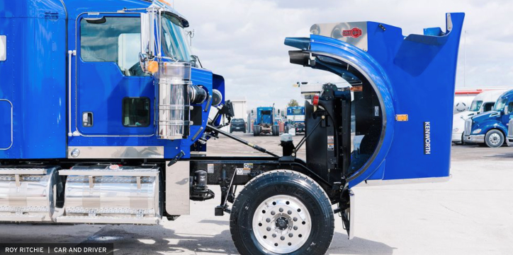 this image shows commercial truck suspension repair in San Antonio, Texas